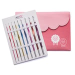 KnitPro Crochet Hook Set, Zing Aluminium Single-Ended, 2.00-6.00mm