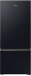 Haier 431L Bottom Mount Fridge Freezer Black - HRF420BC