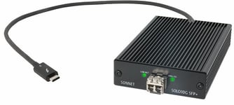 Sonnet SOLO10G SFP+ 10 Gigabit Ethernet Thunderbolt 3 Adapter with Short-Range S