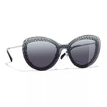 CHANEL Butterfly Sunglasses CH4236 Gunmetal/Grey Gradient