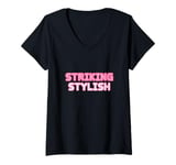 Womens Striking and Stylish V-Neck T-Shirt