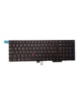 Lenovo - notebook replacement keyboard - with Trackpoint - Swiss - Bærbar tastatur - til udskiftning - Schweizisk - Sort