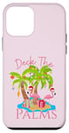 iPhone 12 mini Deck The Palms Trees Christmas Lights Flamingos Coastal Case