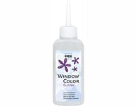 KREUL 42728 - Window Color argent scintillant 80 ml, peinture pour fenêtres scintillante à base d'eau, pour surfaces lisses comme le verre, les miroirs et les carreaux