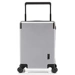 M&A Lakeside Valise à roulettes pivotantes avec Serrure TSA, Argenté., 20 inch Carry-on, Lakeside Valise à roulettes avec Serrure TSA