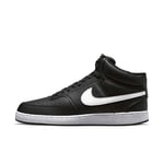 Nike Homme Court Vision Mid Next Nature Men's Shoes, Black/White-Black, 41 EU