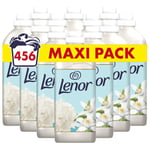 Lenor Adoucissant La Sélection, 456 Lavages (874mL x 12), Assouplissant Linge, Fleurs de Tilleul Et Cristaux Marins, Notre Meilleure Fraîcheur et Notre Douceur Végétale