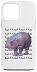 Coque pour iPhone 13 Pro Max Moo Deng Bébé Hippopotame