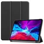 iPad Pro 12.9 (2018/2020) - Tri-Fold Stödjer Apple Pen Laddning - Svart Black Svart