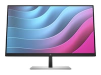 HP E24 G5 - E-Series - écran LED - 23.8" - 1920 x 1080 Full HD (1080p) @ 75 Hz - IPS - 250 cd/m² - 1000:1 - 5 ms - HDMI, DisplayPort - tête noire, noir et argent (support)