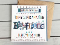 Boyfriend Valentine's Day  card, special card, boyfriend, Valentine's Day cards