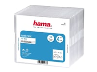 Hama 111273, Dvd-Fodral, 4 Diskar, Transparent, Polypropylen (Pp), 142 Mm, 10 Mm