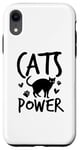 Coque pour iPhone XR Cats Power - Amoureux des chats