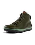 Camper Homme Peu Pista Gm K300287 Bottine moyenne à fermeture éclair/élastique Vert foncé 022, 45 (EU)