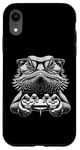 Coque pour iPhone XR Lunettes Nerdy Dragon Barbu Amusant Gamer