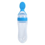 1Pc 90mL Silicone Feeding Bottle Curious Spoon Cereal Squeeze Baby Food HOT