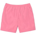 Short Lacoste  SHORT  HOMME ROSE EN TAFFETAS DEPERLANT