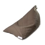 Pouf Poire Extérieur Bean Bag Avec Design Radial Marron Randa Maanta