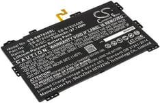 Kompatibelt med Samsung SM-T830, 3.8V, 7300 mAh