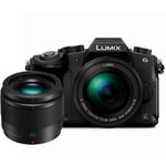 Panasonic Lumix DMC-G80 + 12-60/3.5-5.6 OIS + 25/1.7 -systemkamera