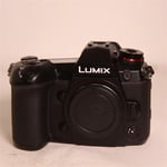 Panasonic Used Lumix G9 Mirrorless Camera Body Black