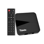 Android TV Box, Android 11.0 Box, 4GB RAM 32GB ROM S905W2 Quad-Core GPU Mali-G31 Boîtier TV Support 2.4G/5G Dual-Band WiFi BT 5.0 USB 2.0 HD 4K Smart TV Box