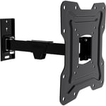 Aura TV Wall Bracket Full Motion -5 to 15° VESA 200x200 14" to 43" 25kg Support