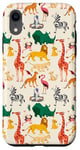 Coque pour iPhone XR Disney The Lion King Animals of the Pride Lands Pattern