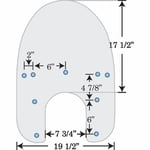 Vindruta memphis shades hd - Vindrutor ersättning till harley davidson 48,5 cm 19 clear lucite
