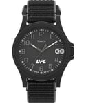 Mens New Timex Official UFC Apex 30th Aniversary Fabric Fast Wrap® Indiglo Watch