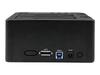 StarTech.com Duplicateur de Disque Dur 2 Baies, Cloneur HDD/SSD Autonome - Contrôleur de stockage - 2.5" , 3.5" - SATA 6Gb/s - USB 3.0 - noir - pour P/N: SVA12M5NA