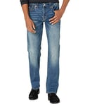 True Religion Men's Ricky Straight Leg Jeans, Foum Baseline, 36 W/34 L