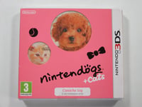 NINTENDOGS + CATS CANICHE TOY & SES NOVEAUX AMIS NINTENDO 3DS PAL-FRA (NEUF - BR