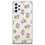 ERT GROUP mobile phone case for Samsung A52 5G / A52 LTE 4G / A52S 5G original and officially Licensed Disney pattern Winnie the Pooh and friends 023, partially transparent