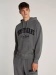 Tommy Hilfiger Varsity Hoodie, Slate/Black