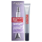 L’Oréal Paris Revitalift Filler Replumping Anti-Ageing Eye Cream, Targets Wrinkles, Replumps and Fills Under Eye Area, with Concentrated Hyaluronic Acid, 15ml