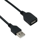 USB 2.0 Jatkokaapeli 65cm (M/F)