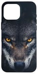 iPhone 16 Pro Max Wolf Lovers Black Wolf Wild Animal Lovers Wolf Illustration Case