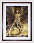 Wee Blue Coo William Blake Red Dragon Woman Clothed Sun 1805 Framed Wall Art Print