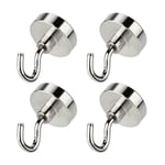 INF Magnetisk krok 4-pack Silver 1.5 kg