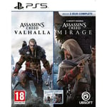 Compilation de jeux vidéo - Ubisoft - Assassin's Creed Valhalla + Mirage - PS5 - Action - PEGI 7+