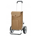 Andersen Shoppingvagn Eske 25 cm hjul kullager - Brun