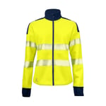 Projob 6111 sweatshirt dam EN ISO 20471 klass 3/2 - Gul - 3XL