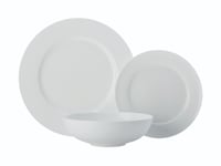 Maxwell & Williams 12 PC Dinner Set Kitchen Plates Soup Bowls 5 Year Guarantee