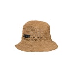 Day City Straw Bucket Hat, Amber