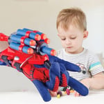 Spiderman Shooter Launcher Handskar Handled Utkastning Leksaker Pojke Gift