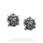 Alchemy Rocks Official Licensed: Motorhead: War Pig Stud Earrings - Snaggletooth