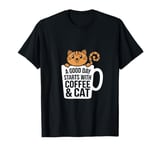 Funny Orange Cat Coffee Mug Cat Lover T-Shirt