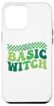 Coque pour iPhone 13 Pro Max Sorcière verte Halloween Don't Basic