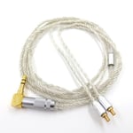 Câble pour casque en feuille d'argent LS200 CKR90 LS50 70 A2DC câble de mise à niveau pour casque audiophile